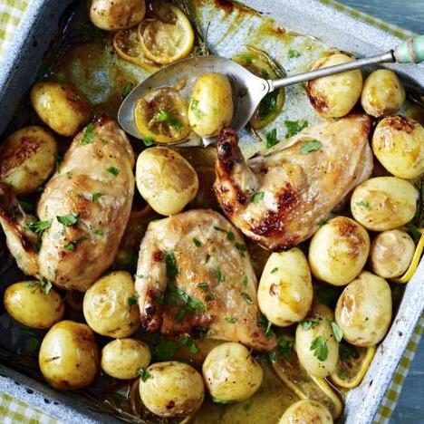 Lemon Chicken Traybake