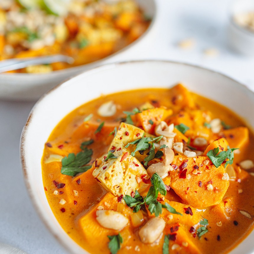 Satay Sweet Potato Curry